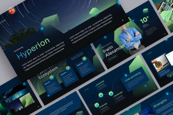 Crypto Hyperion PowerPoint Template